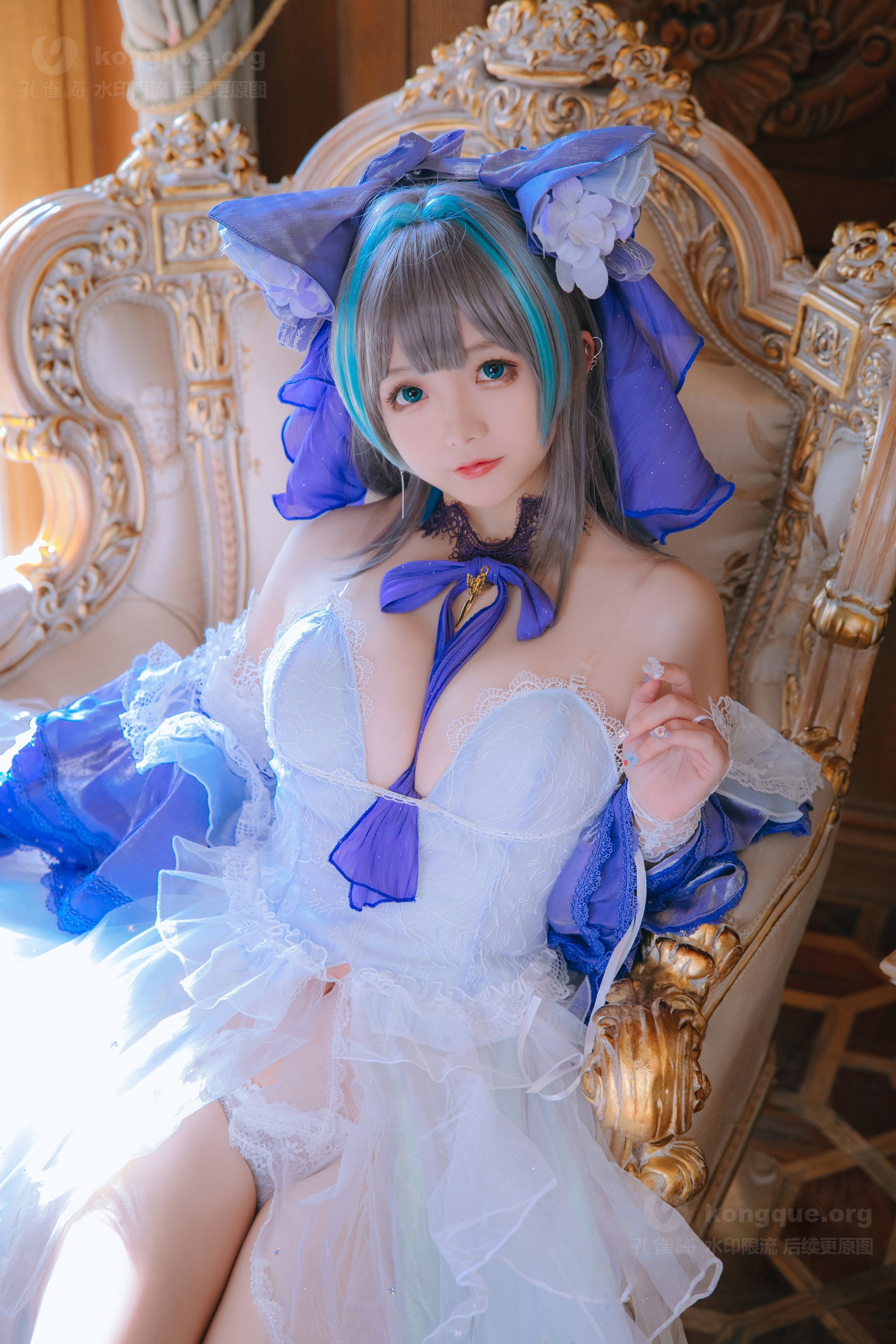 日奈娇 – NO.226 碧蓝航线 柴郡婚纱[100P]✦自购✦-XikXak